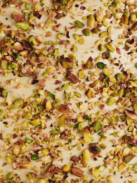 Pistachio topping